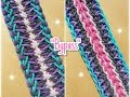 My Reversible "Bypass"  Rainbow Loom Bracelet/How To Tutorial