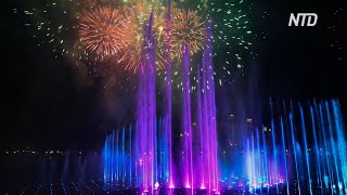 Самый большой в мире: в Дубае заработал фонтан «Пальма»