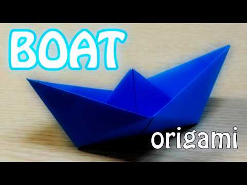 how to make an origamiboat easy