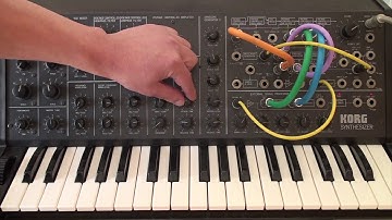 Korg MS-20 windy beach loop #korgms20