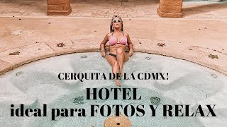 ¡El hotel con la ALBERCA MÁS INSTAGRAMEABLE que he visto! Y queda cerquita de la CDMX