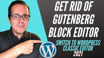 WordPress Classic Editor - How to Disable Gutenberg Blocks In WordPress with this Plugin