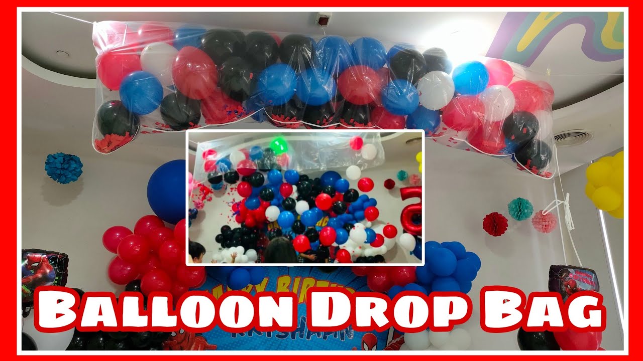 Balloon Drop Bag IdeasHow to make Balloon dropBalloon drop birthday