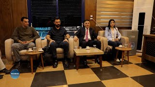 Şandeyek Ji Yekîtiya Parêzerên Kurd Serdana Rojava Tv Kir