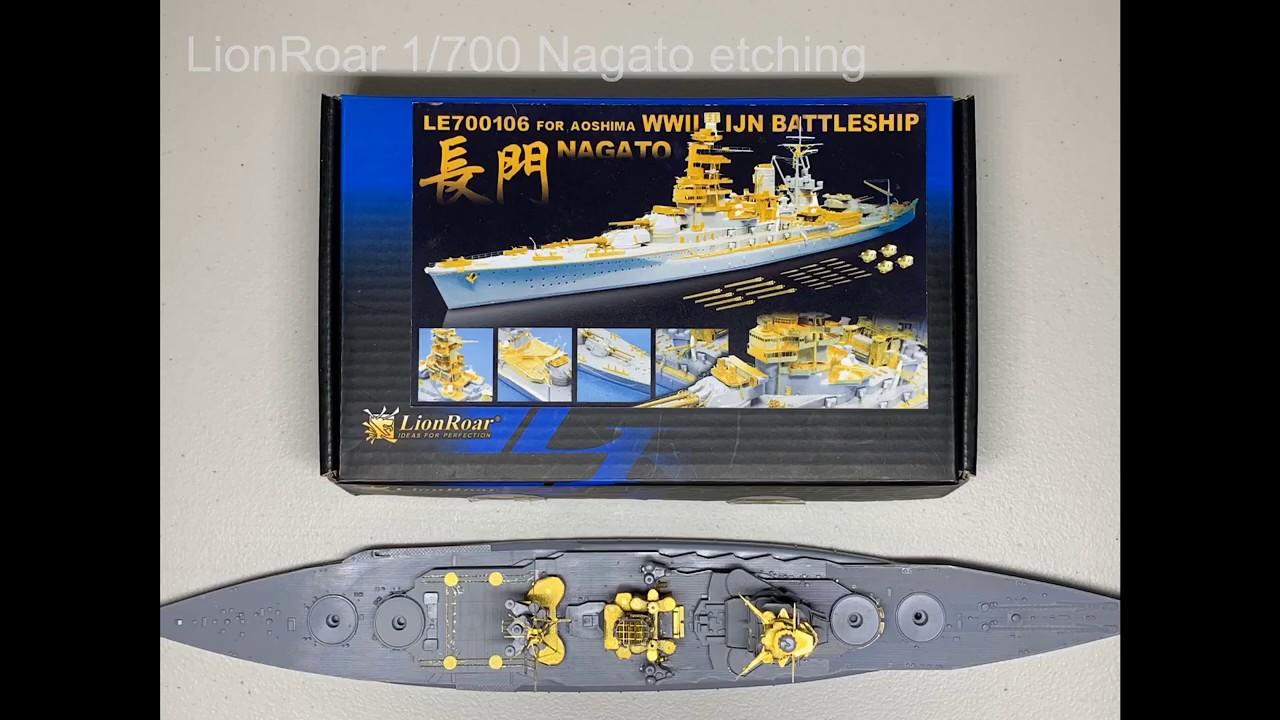 AOSHIMA 1/700 WATER LINE SERIES NAGATO I.J.N. BATTLE SHIP
