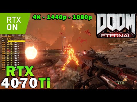 DOOM Eternal | RTX 4070 Ti | Ryzen 7 5800X3D | Ray Tracing | Ultra Nightmare Settings