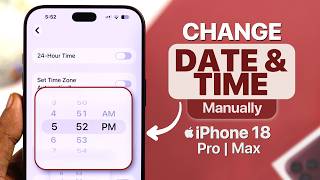 How to Change Zone Date and Time iPhone 18 Pro Max screenshot 5