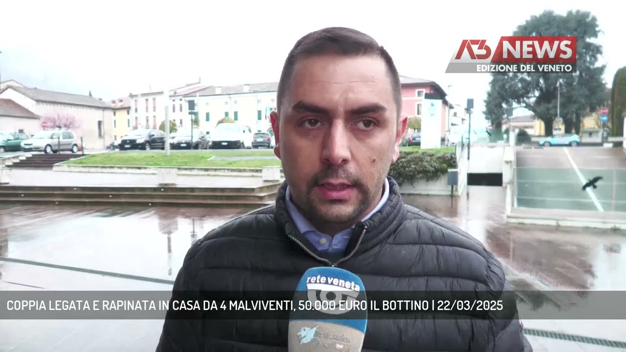 COPPIA LEGATA E RAPINATA IN CASA DA 4 MALVIVENTI, 50.000 EURO IL BOTTINO | 22/03/2025