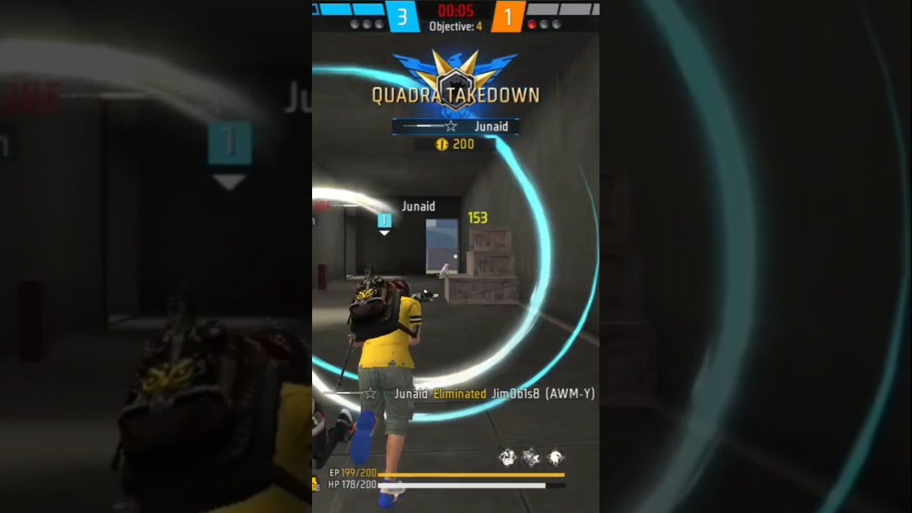 Unbelievable 1v4 Double AWM Clutch 😱 | Free Fire CS Rank