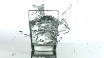 Ice Cube Motion Graphic | Free Video Background Slow Motion Water Effect