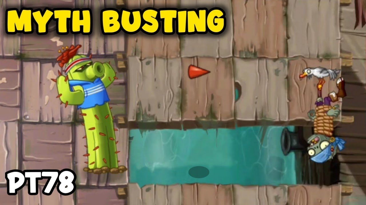 PvZ 2 Myth Busting - Can cactus target seagull?