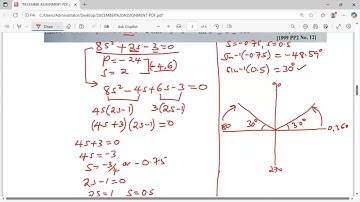 K.c.s.e 1999 Wiskunde pp2, Vraag 12 Trigonometrie.