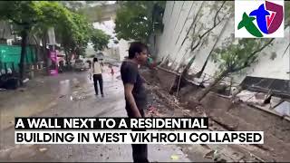 Flooded roads, uprooted trees, wall collapse Monsoon hits Mumbai hard