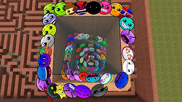 Geometry Dash and Lobotomy Dash Nextbots Family Chase me Gmod