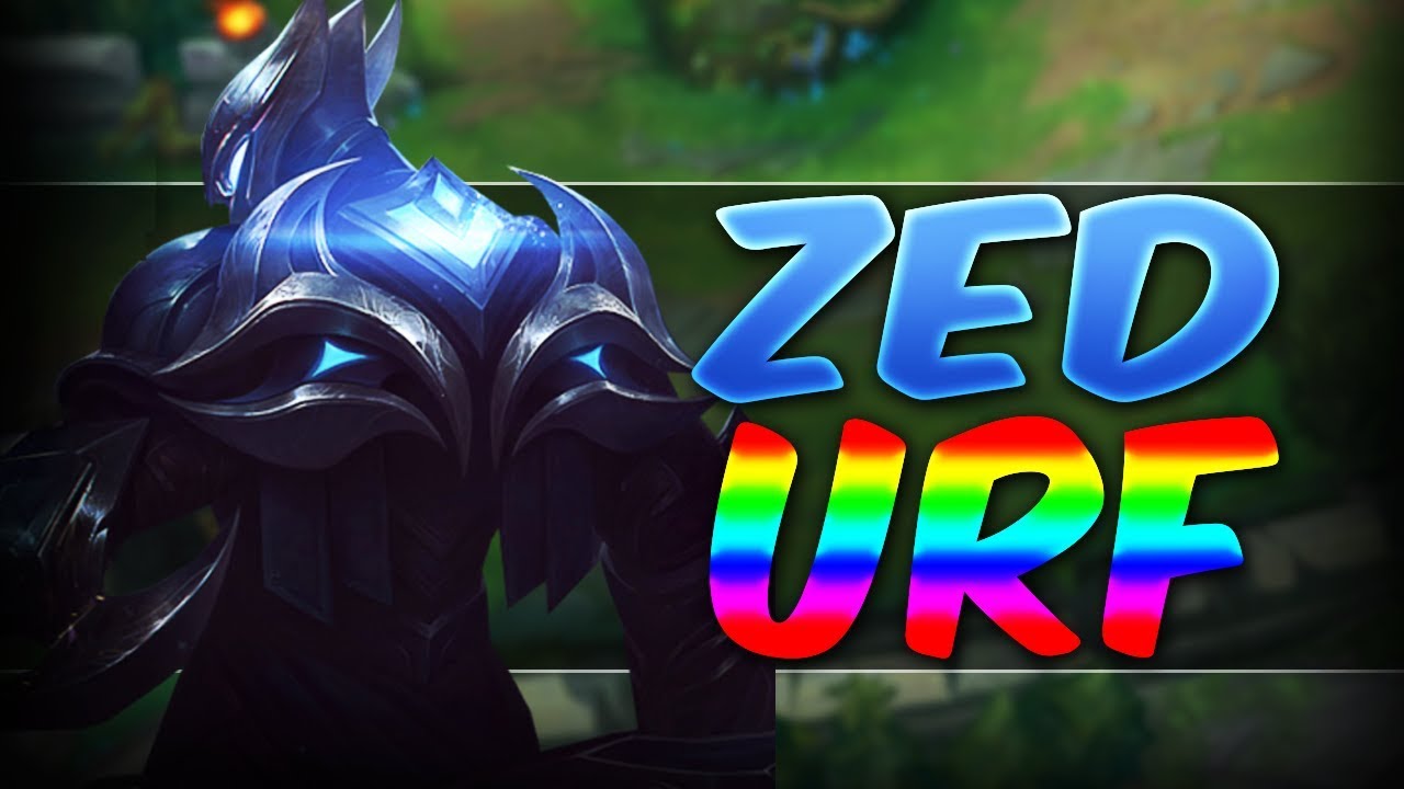 BEST CHAMPION IN URF 2017 - ULTRA RAPID FIRE 2017 ZED - Arcade Summoner ...