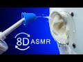 ASMR 8D Ear Cleaning for Sleep | 360° Deep Inner Ear Triggers [No Talking]