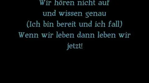 Lafee~Leben wir jetz - lyrics