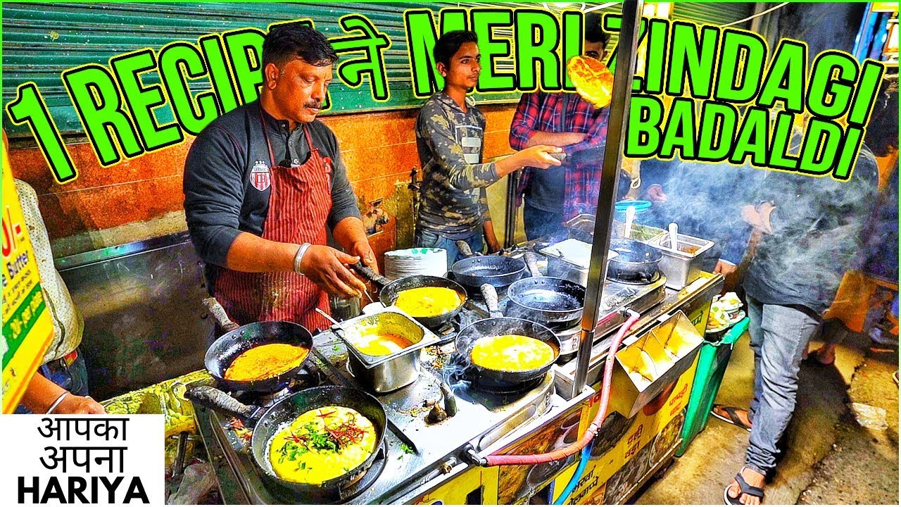 Delhi Street Food ke CHAAT KING | BITTU BHAIYA | Att Moonglet, Aloo Chaat, Matar Tikki & more 