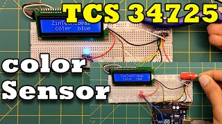 Sensor color TCS34725 | TCS34725 Arduino | TCS34725 RGB Color Sensor Arduino