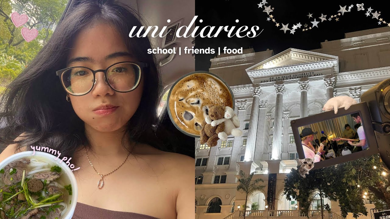 a busy week in dlsu 😴 arts & design student, band rehearsals, friends, studying | shs diaries 📚️🏹