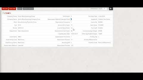 How to create a Fixed Asset Register in ERP.