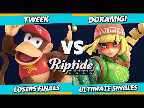 Riptide 2026 LOSERS FINALS - Tweek (Diddy Kong) Vs. Doramigi (Min Min) Smash Ultimate - SSBU