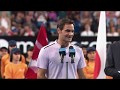 Belinda Bencic and Roger Federer winners speech (Final) | Mastercard Hopman Cup 2018