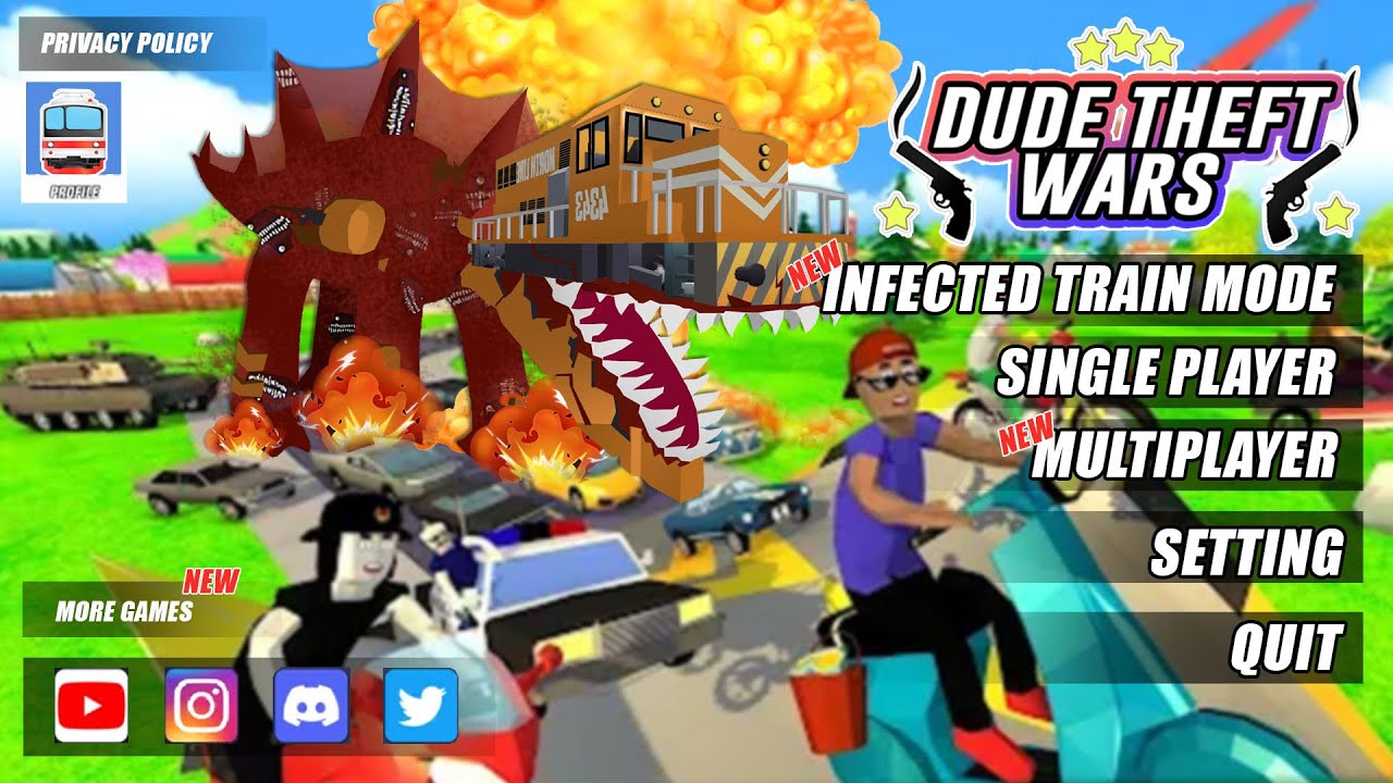 [ SECRET SCENE ] INFECTED TRAIN DI KOTA DUDE ‼ DRAMA DUDE THEFT WARS