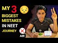 3 Biggest Mistakes That Ruined My NEET Attempts! (Must Watch) || Dr Anish Rx #neet #neet2026 #mbbs