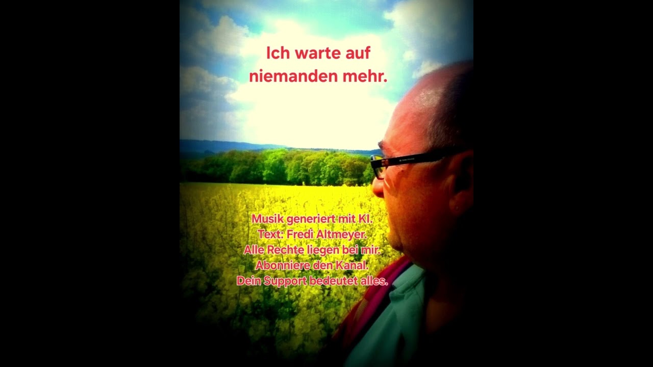 Ich warte auf niemanden mehr.