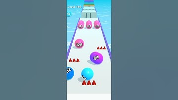 Ball Run 2048: Level 166 Gameplay (Android & IOS) #shorts #gaming #ballrun2048