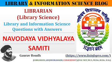LIBRARIAN || NAVODAYA VIDYALAYA SAMITI BY GAURAV BOUDH || PART -I || EXAM DATE: 30.11.2022