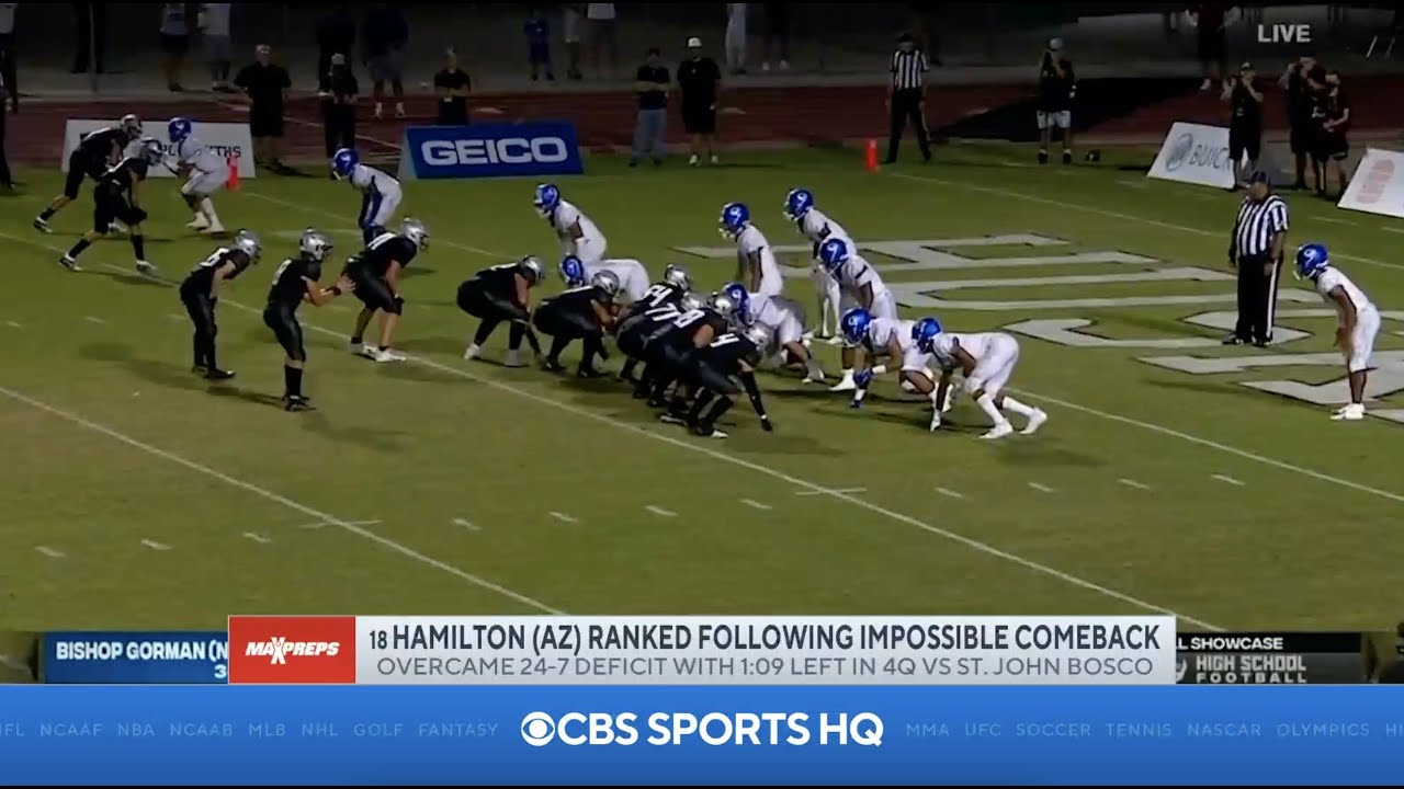 Hamilton joins MaxPreps Top 25 football rankings after wild comeback win over Bishop Gorman