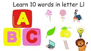 Information 10 Words That Start with Letter L | Words Begin with L | Kids Vocabulary For Kids Update