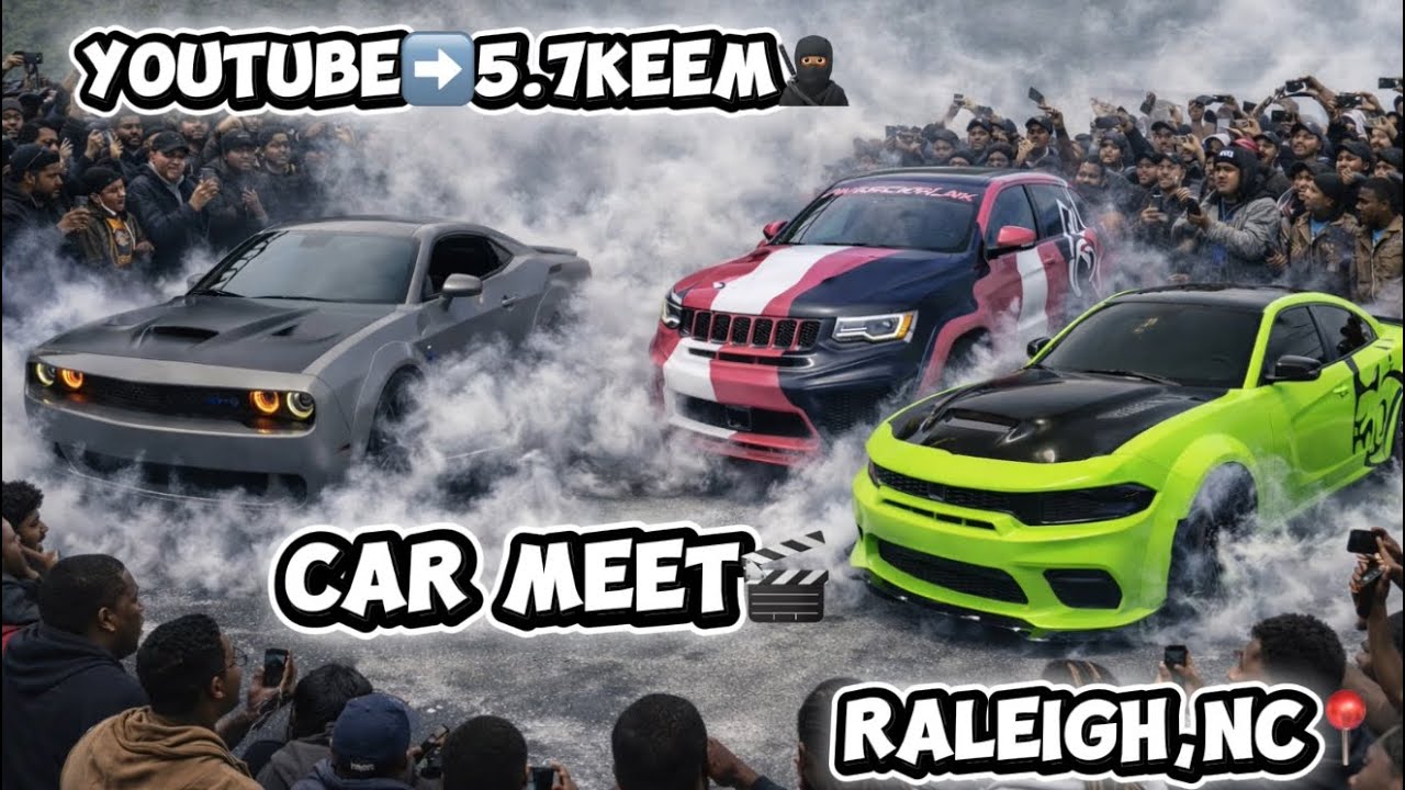 CAR MEET TAKEOVER RALEIGH NC📍🥷🏽🔥🔥🔥 (MUST WATCH)!!!! 🔥 