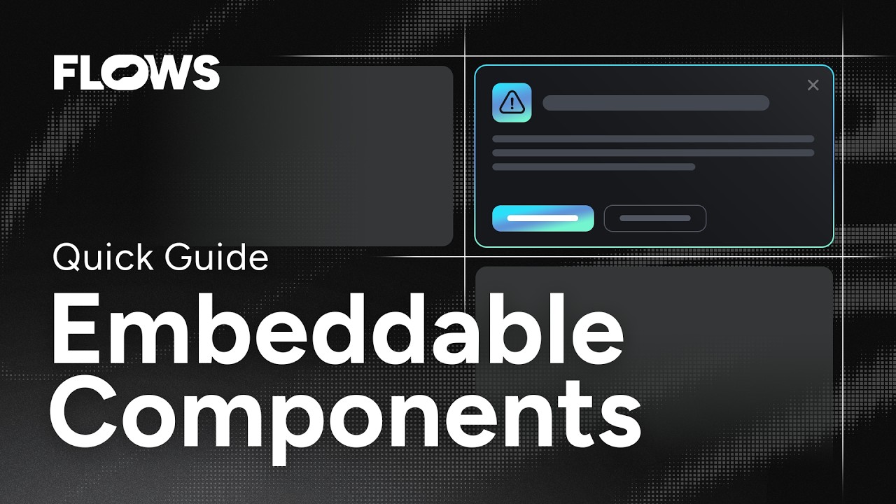 How to embed components in your app - YouTube thumbnail