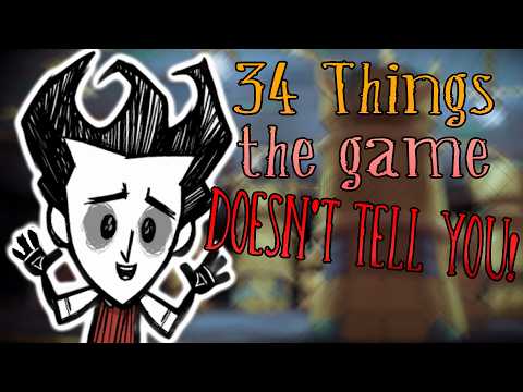 34 Tips Don't Starve DOESN'T TELL YOU!