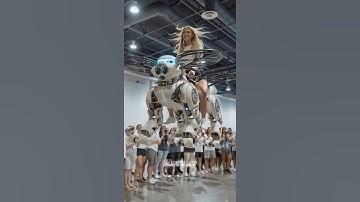 World’s First Quadruped Robot Ride Test. #robotics #quadrupedrobot #robotexpo #robot