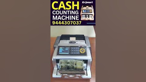Cash Counting Machine in Namakkal #cash #money #note #eromartofficial #namakkal #shorts #shortsfeed