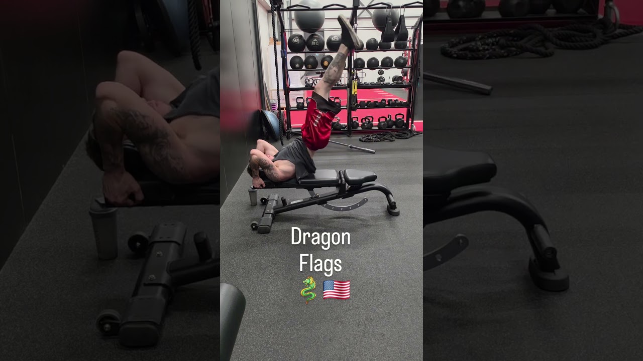 Dragon flag are great for core development #coreworkout #corestrength #abworkout #gym2026 #fitness26