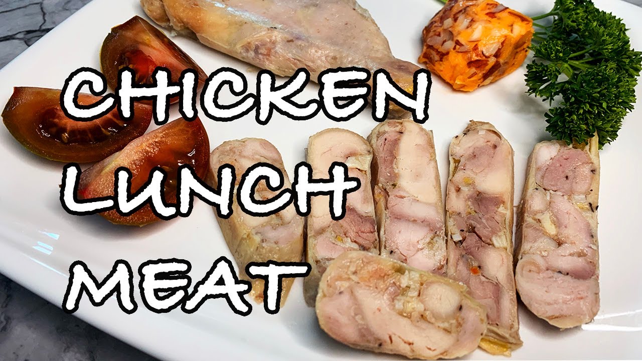 Homemade Healthy Chicken Deli Meat Lunch Meat Recipe Домашняя Колбаса