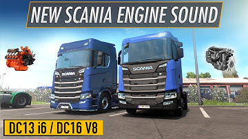 ETS2 1.37 New Scania Engine Sounds (New Engine Sound Samples for S/R 2016 Streamline)