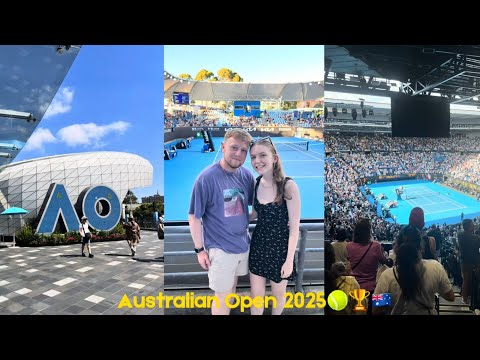 Watching the Australian Open Champion🎾