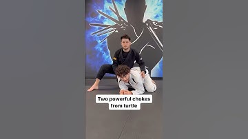 Two powerful chokes from turtle #martialart #grappling #jiujitsu #bjjfanatics #bjj
