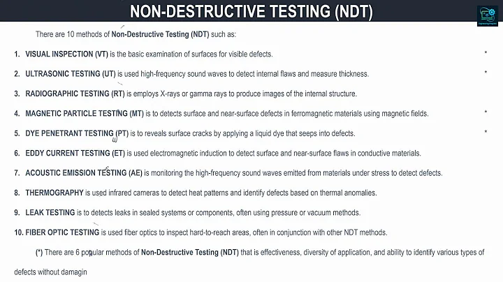 Understanding Non-Destructive Testing (NDT): A Comprehensive Guide