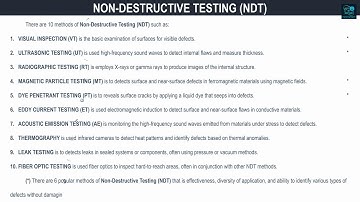 Understanding Non-Destructive Testing (NDT): A Comprehensive Guide