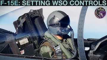 F-15E Strike Eagle: Setting & Using HOTAS Controls (Rear Seat WSO) Tutorial | DCS