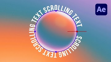 How to Animate Scrolling Text on a Path in Adobe After Effects with Shapes and Custom Pen Tool