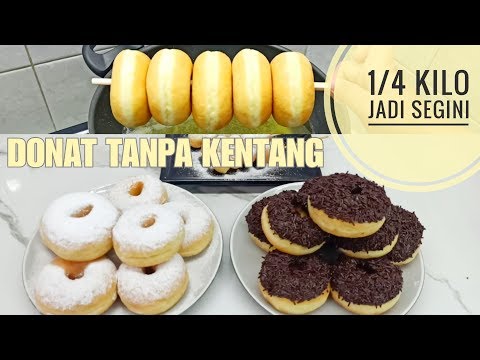 Bahan-bahan : 100 gram kentang kukus ( dihaluskan dan didinginkan) 50 ml air es 250 gr tepung terigu. 