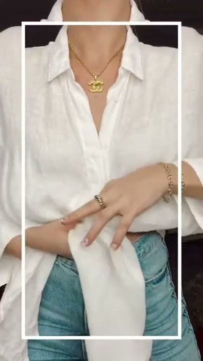 Style Hack ✨ the most flattering way to tie your oversized button down shirt #thestylenavy #shorts
